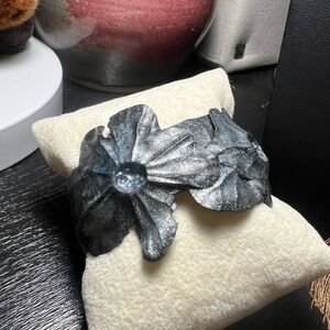 Handcrafted Floral Cuff Bracelet